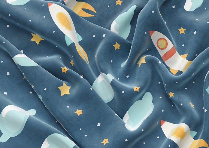 Blast Off, Spacebound - Made to Measure Curtains - Image 4